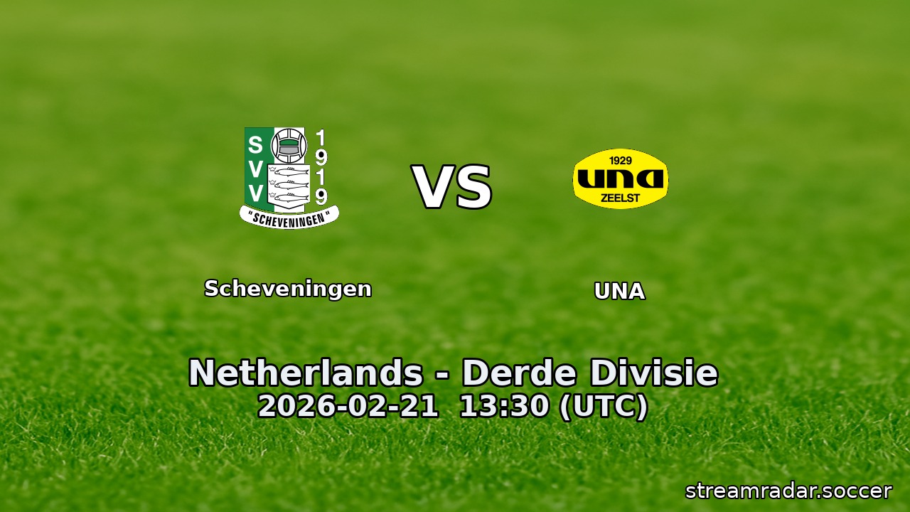 Scheveningen vs UNA