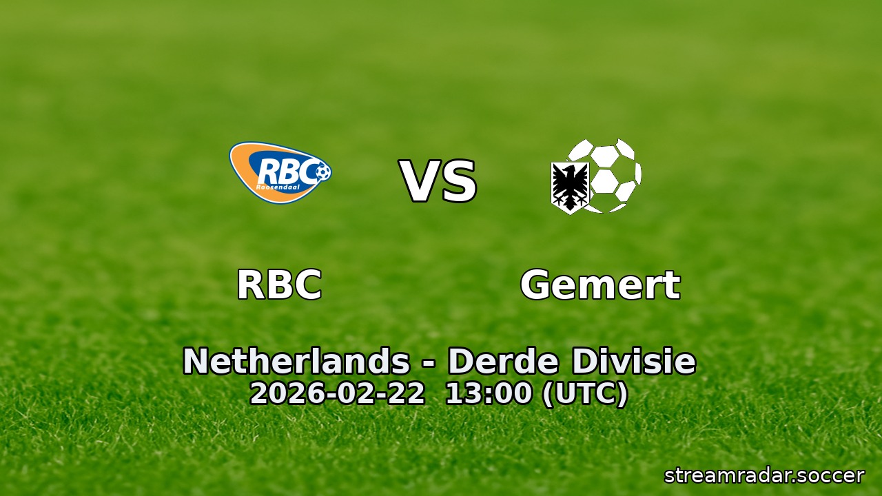 RBC vs Gemert