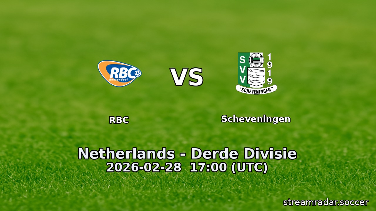 RBC vs Scheveningen
