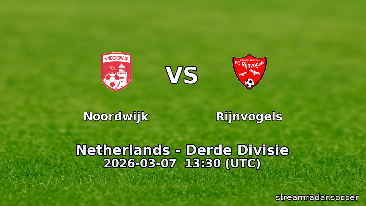 Noordwijk vs Rijnvogels