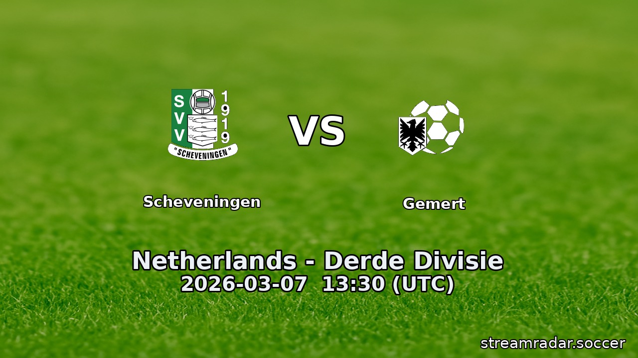 Scheveningen vs Gemert