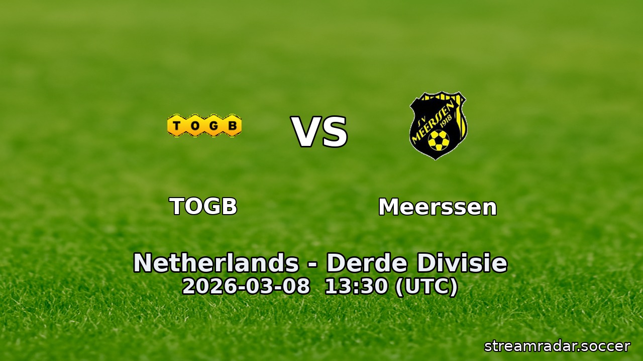 TOGB vs Meerssen