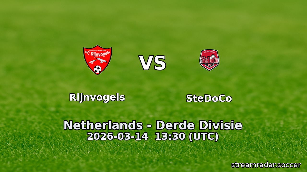 Rijnvogels vs SteDoCo