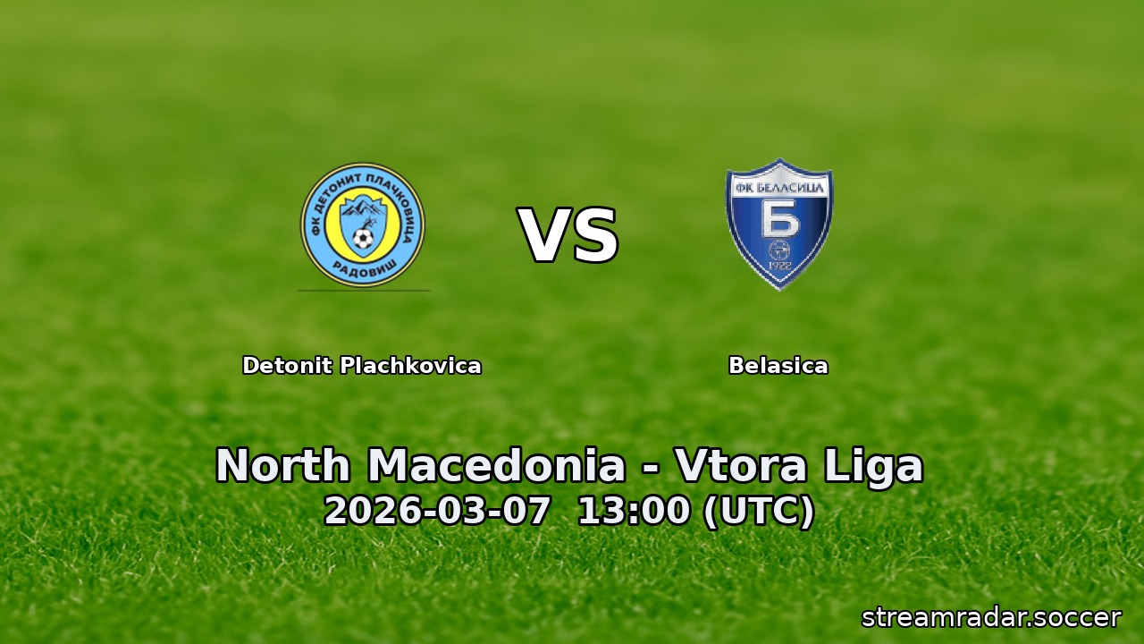 Detonit Plachkovica vs Belasica