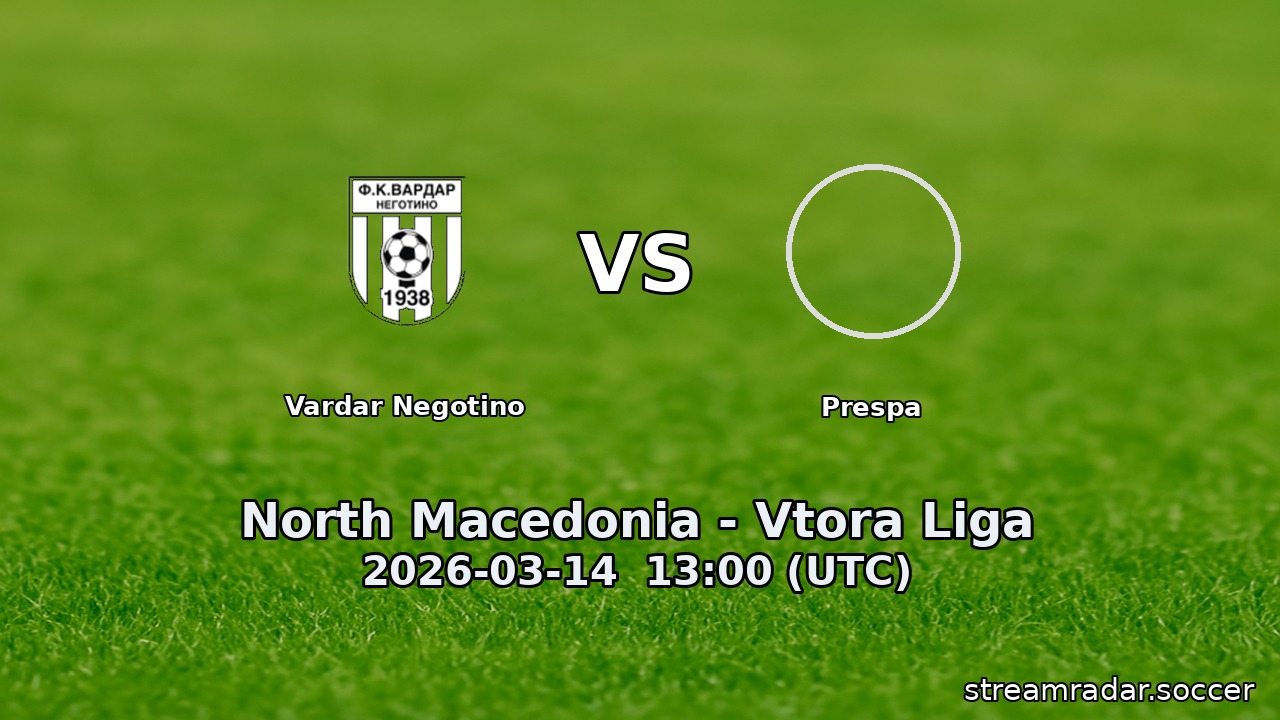 Vardar Negotino vs Prespa