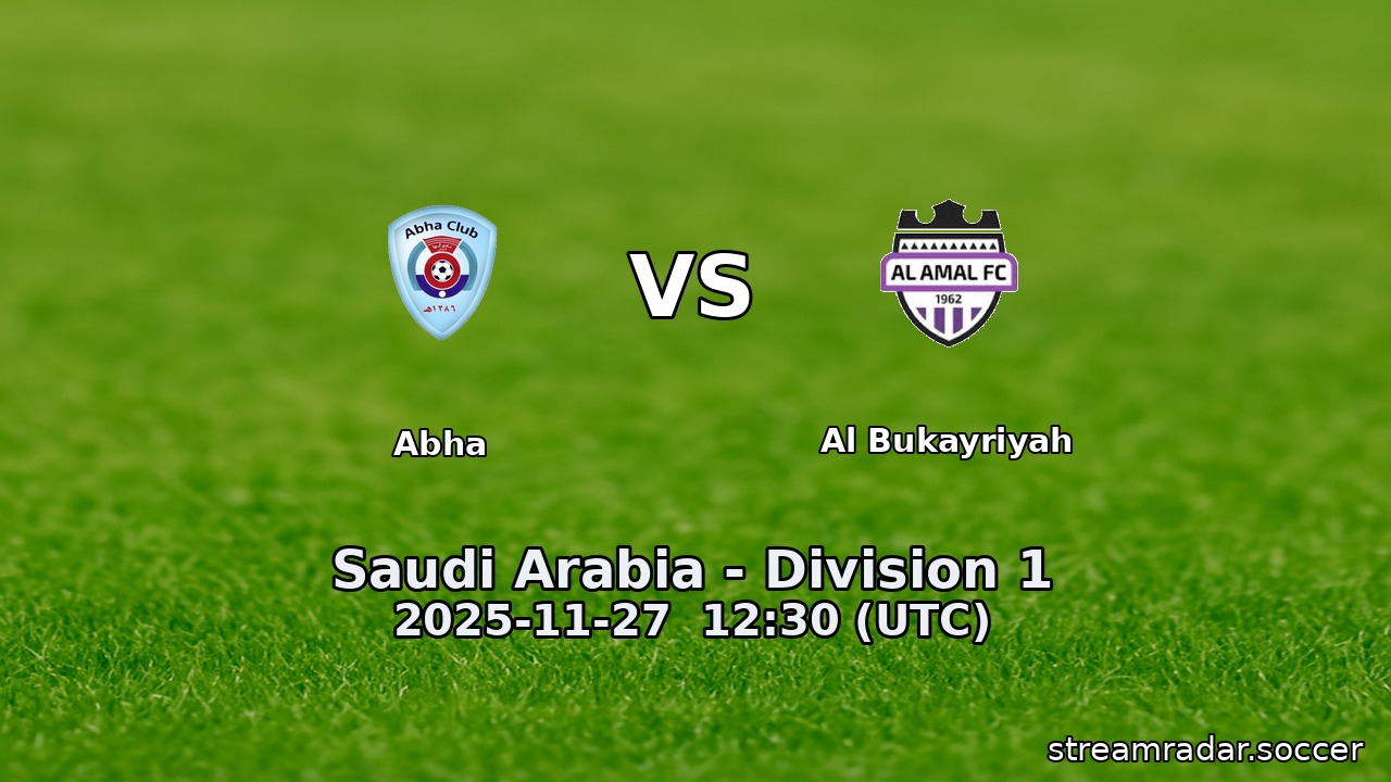 Abha vs Al Bukayriyah