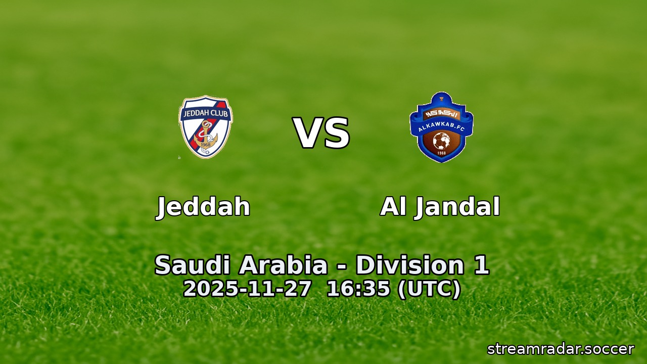 Jeddah vs Al Jandal