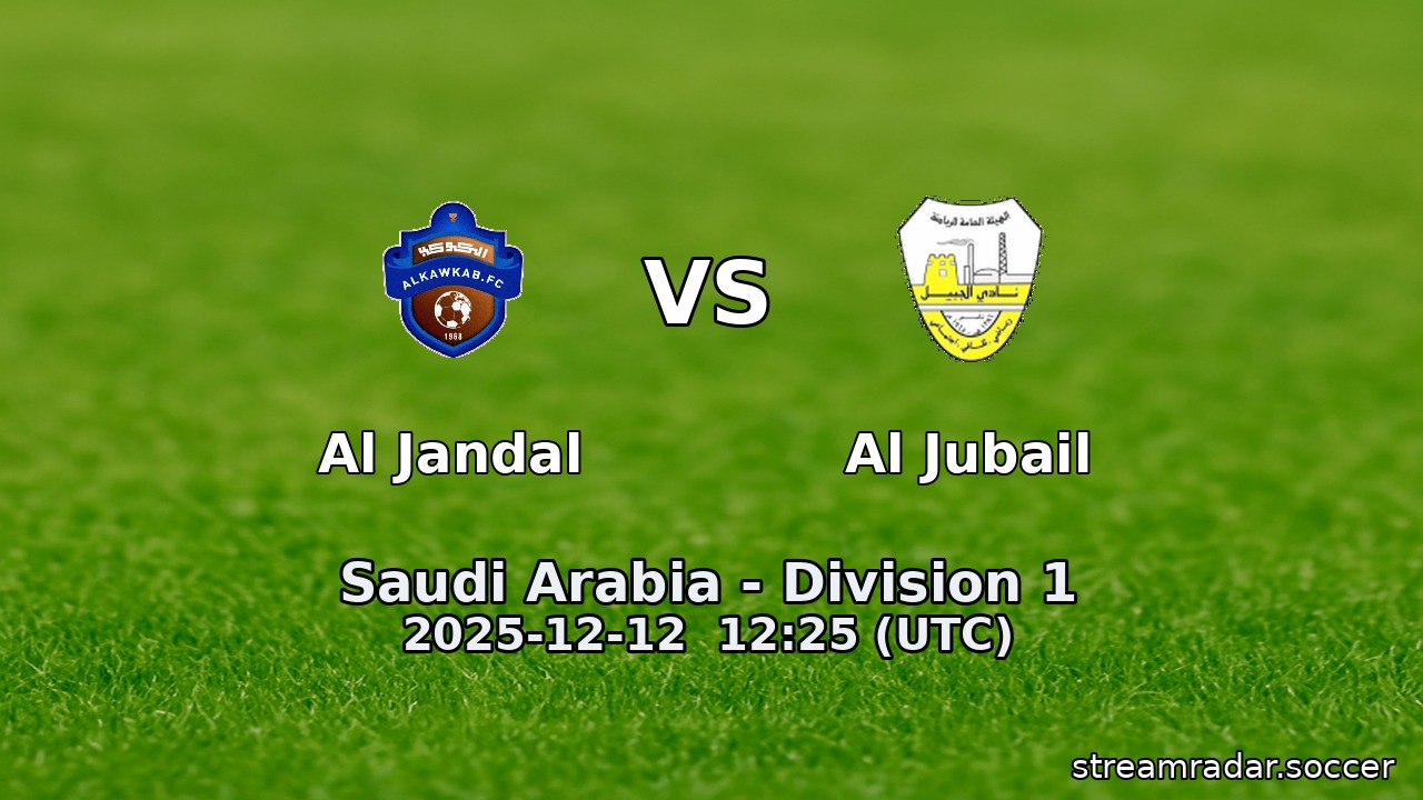 Al Jandal vs Al Jubail
