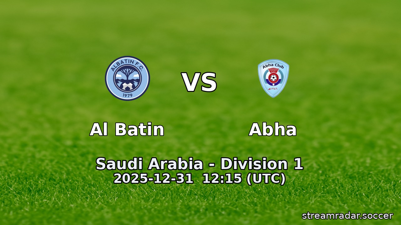 Al Batin vs Abha