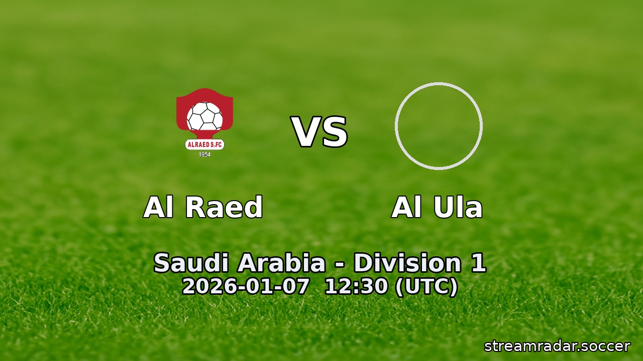 Al Raed vs Al Ula