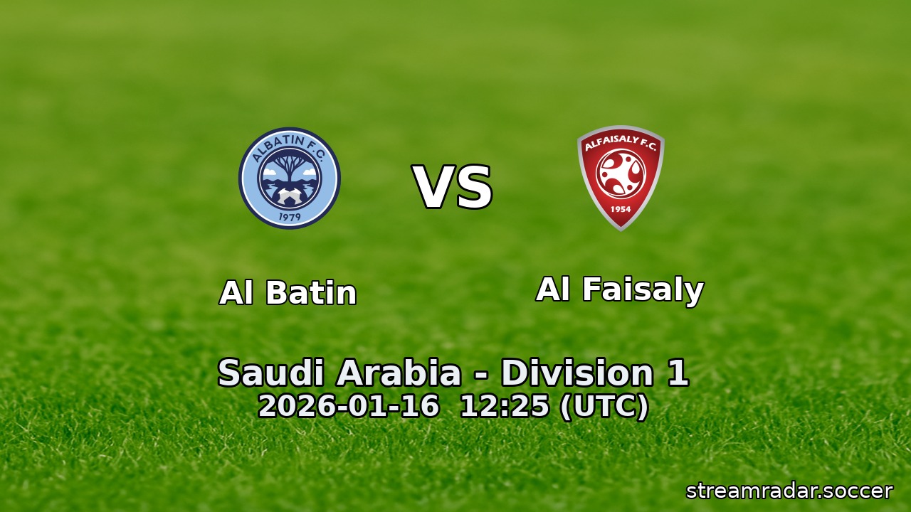 Al Batin vs Al Faisaly