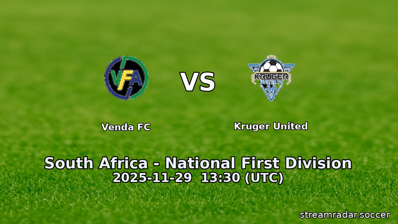 Venda FC vs Kruger United