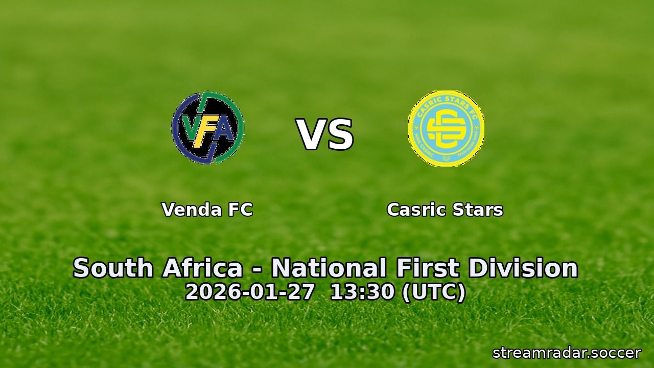 Venda FC vs Casric Stars