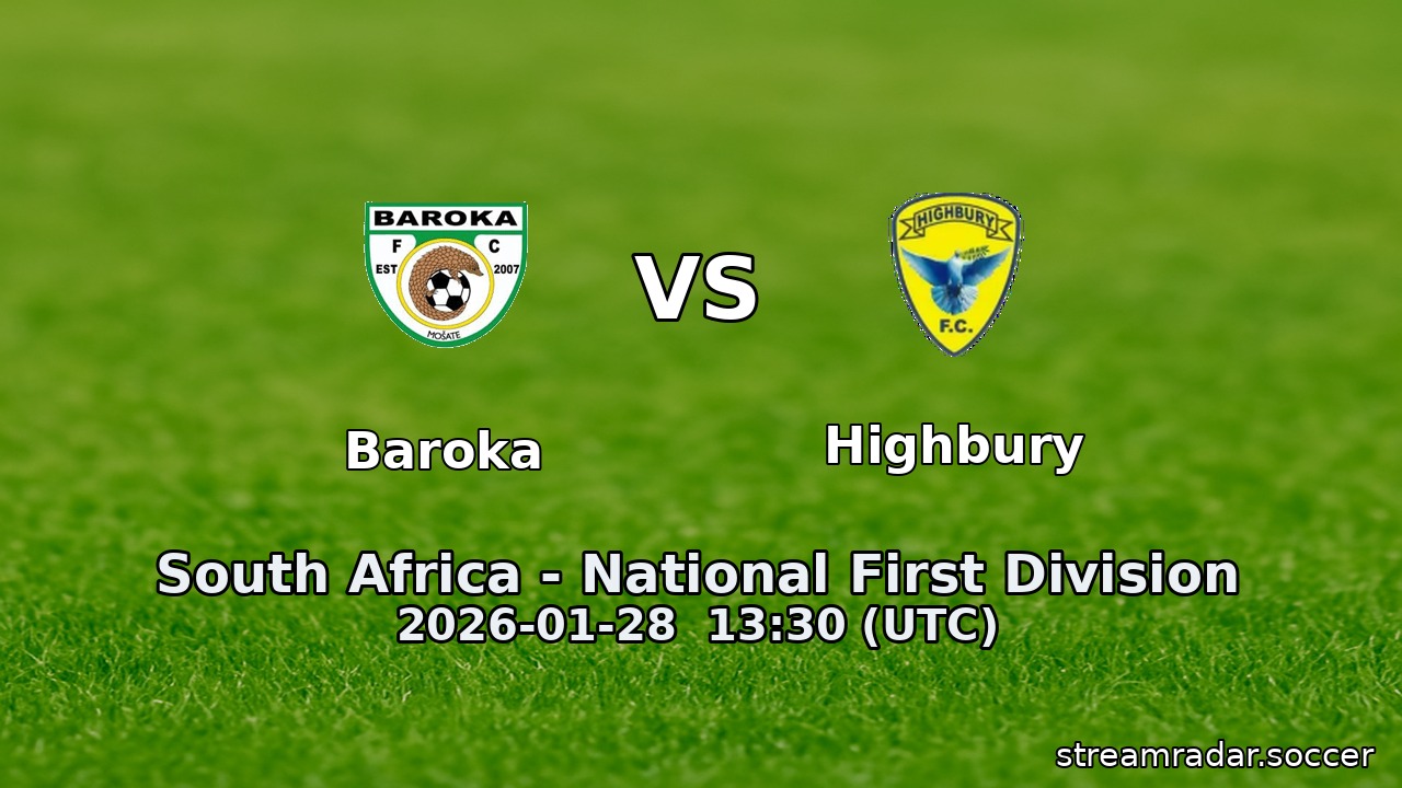 Baroka vs Highbury