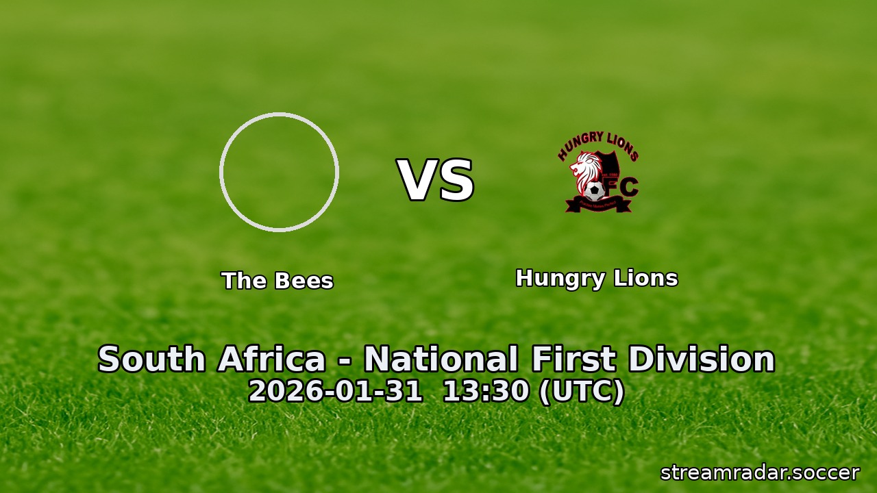 The Bees vs Hungry Lions