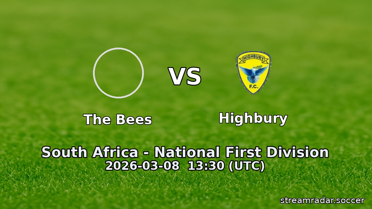 The Bees vs Highbury