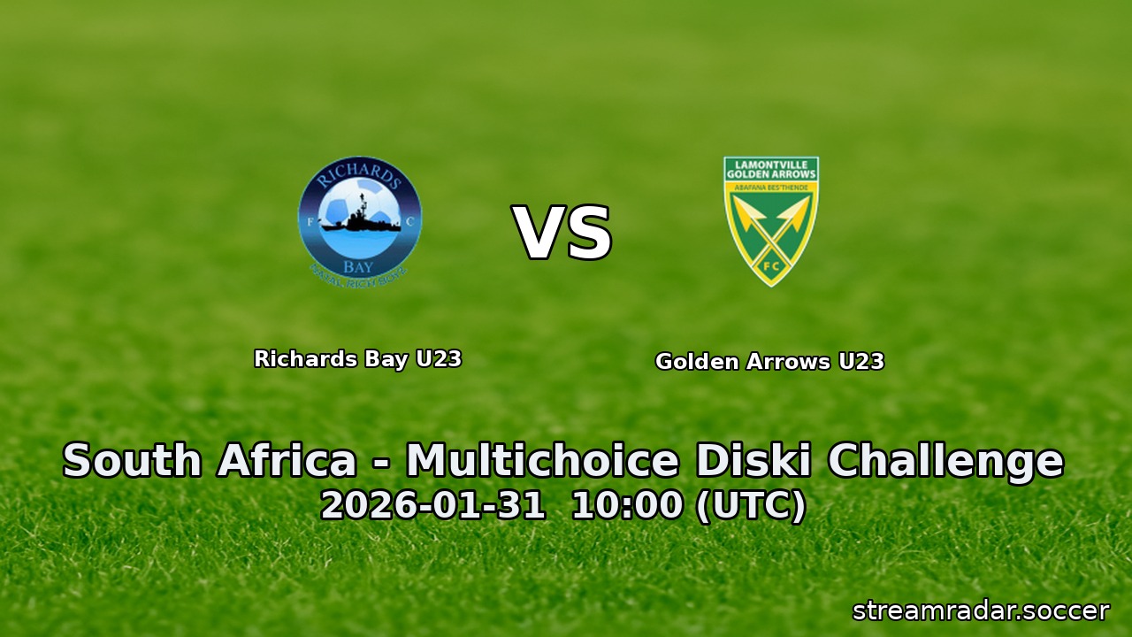 Richards Bay U23 vs Golden Arrows U23