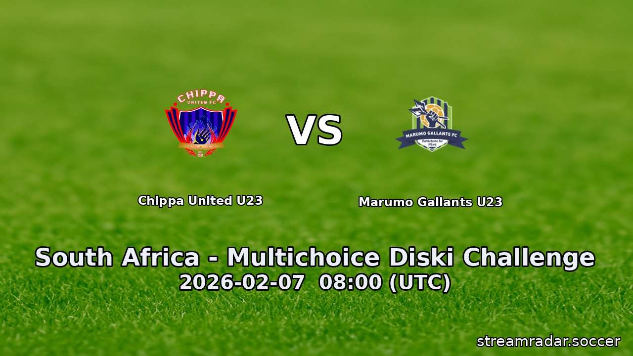 Chippa United U23 vs Marumo Gallants U23
