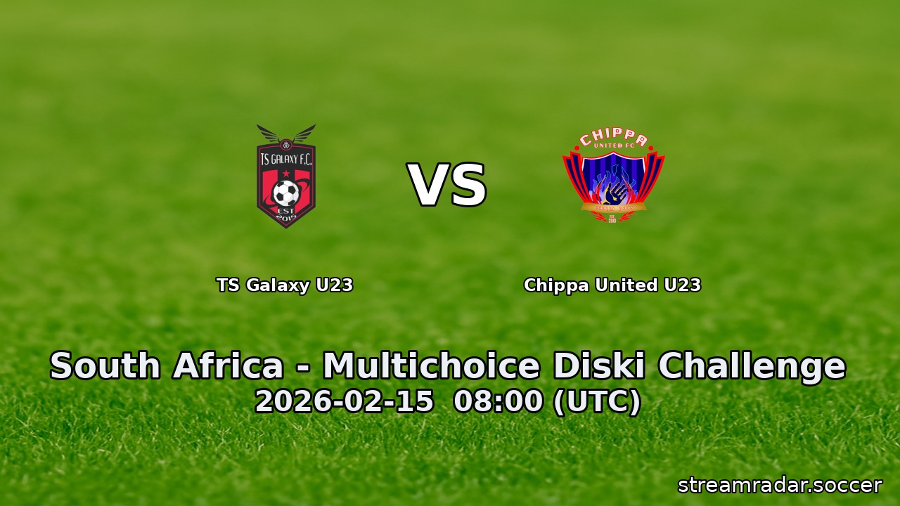 TS Galaxy U23 vs Chippa United U23