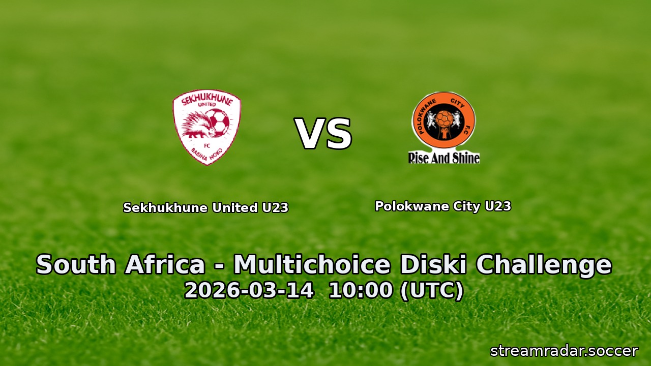 Sekhukhune United U23 vs Polokwane City U23