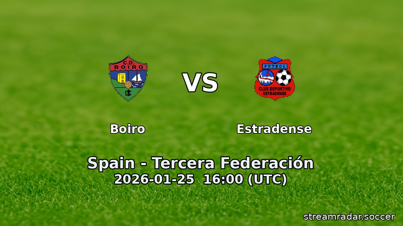 Boiro vs Estradense