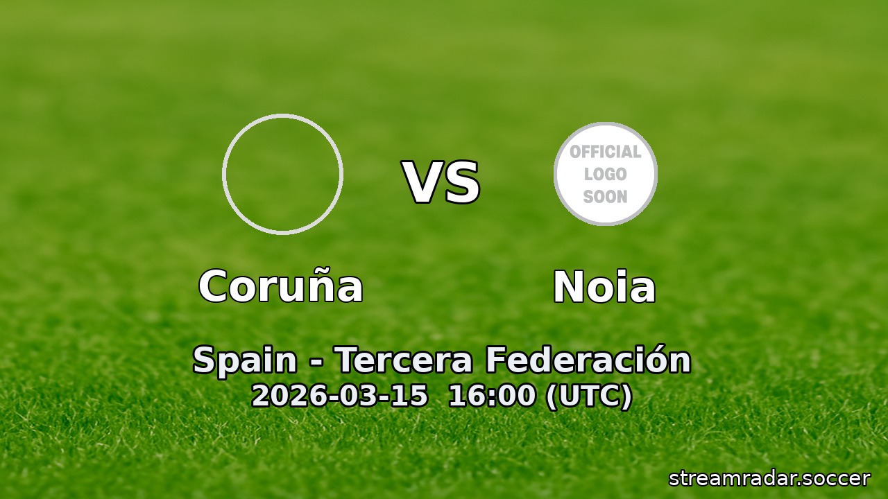 Coruña vs Noia