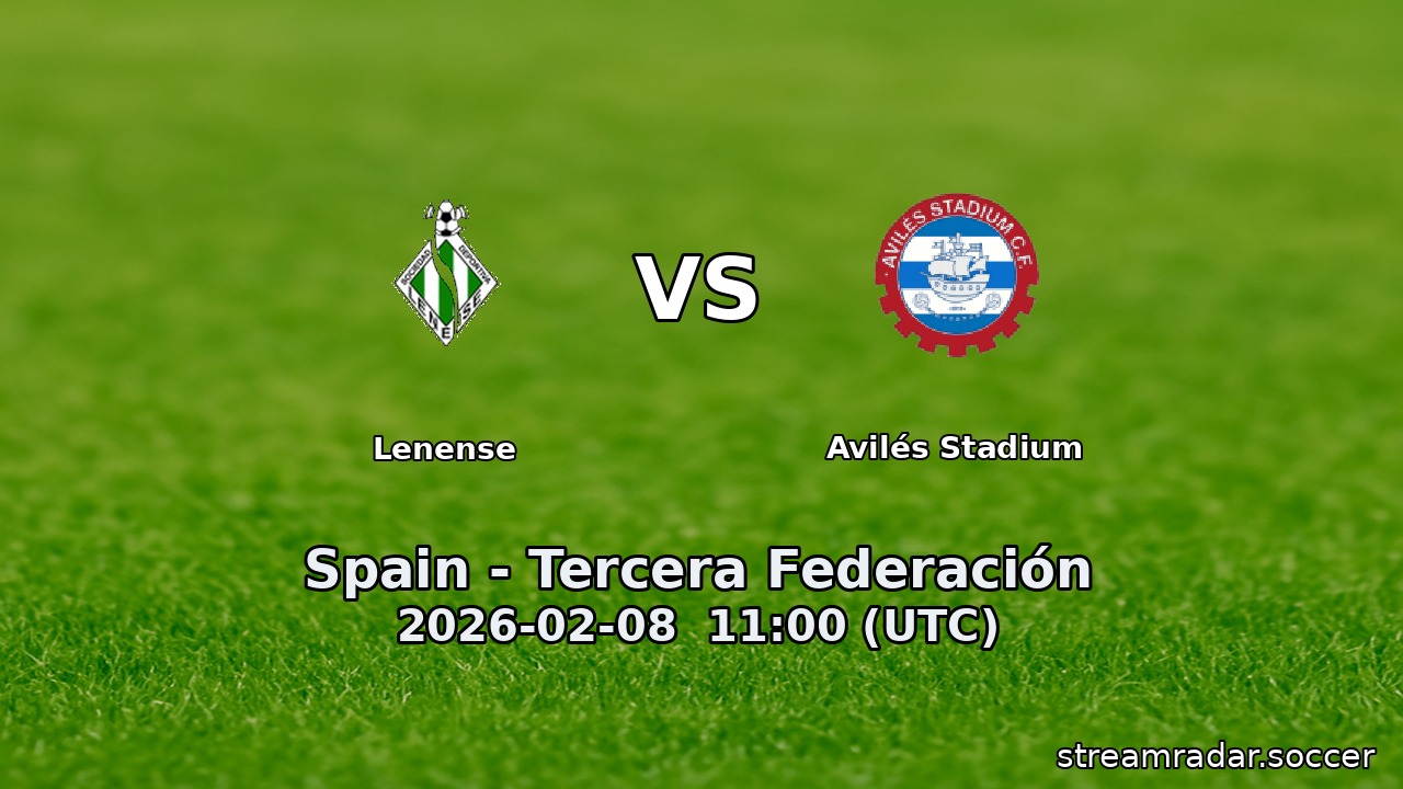 Lenense vs Avilés Stadium