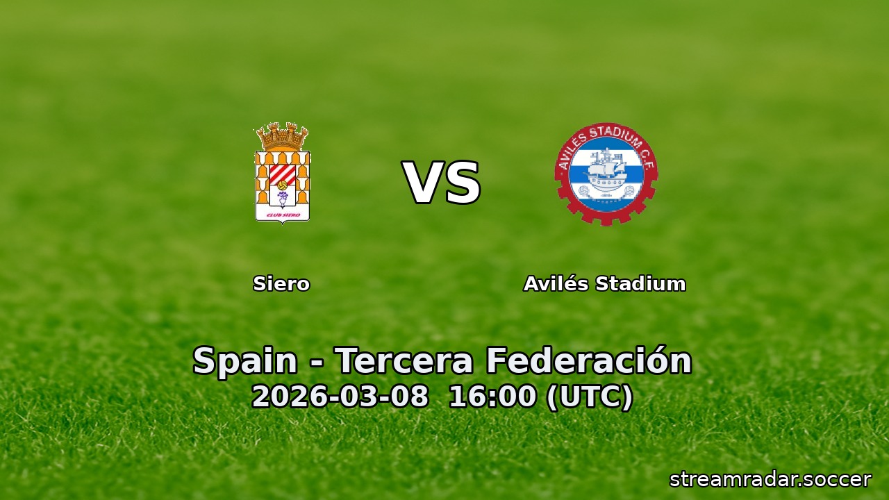 Siero vs Avilés Stadium