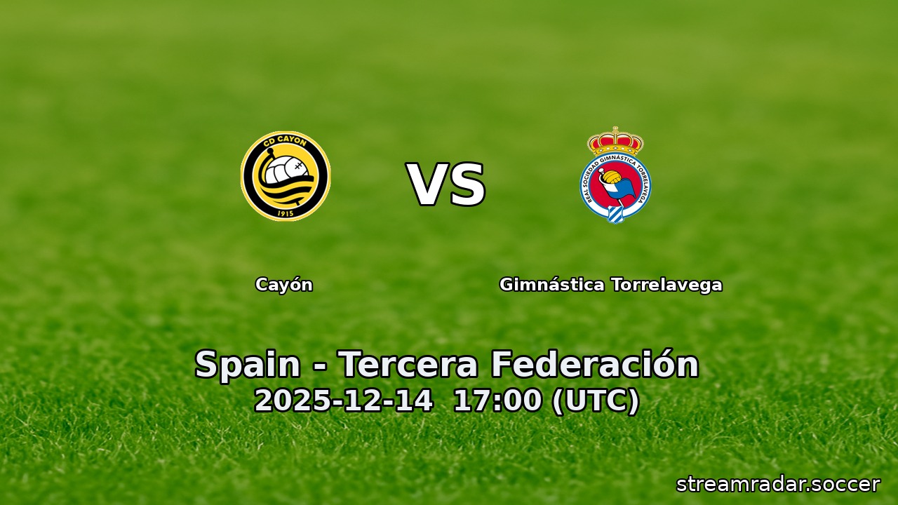 Cayón vs Gimnástica Torrelavega