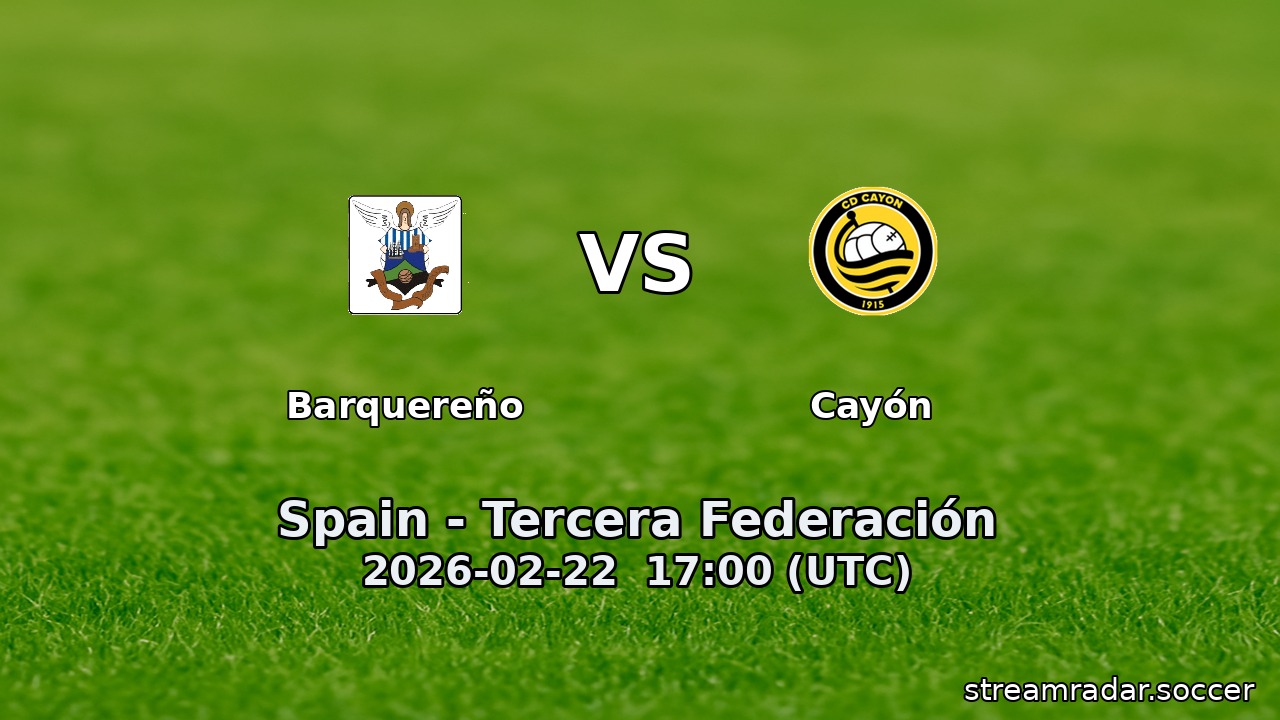 Barquereño vs Cayón