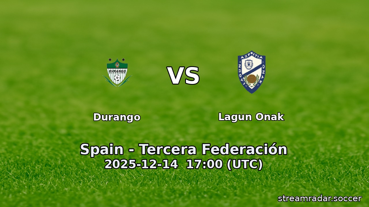 Durango vs Lagun Onak