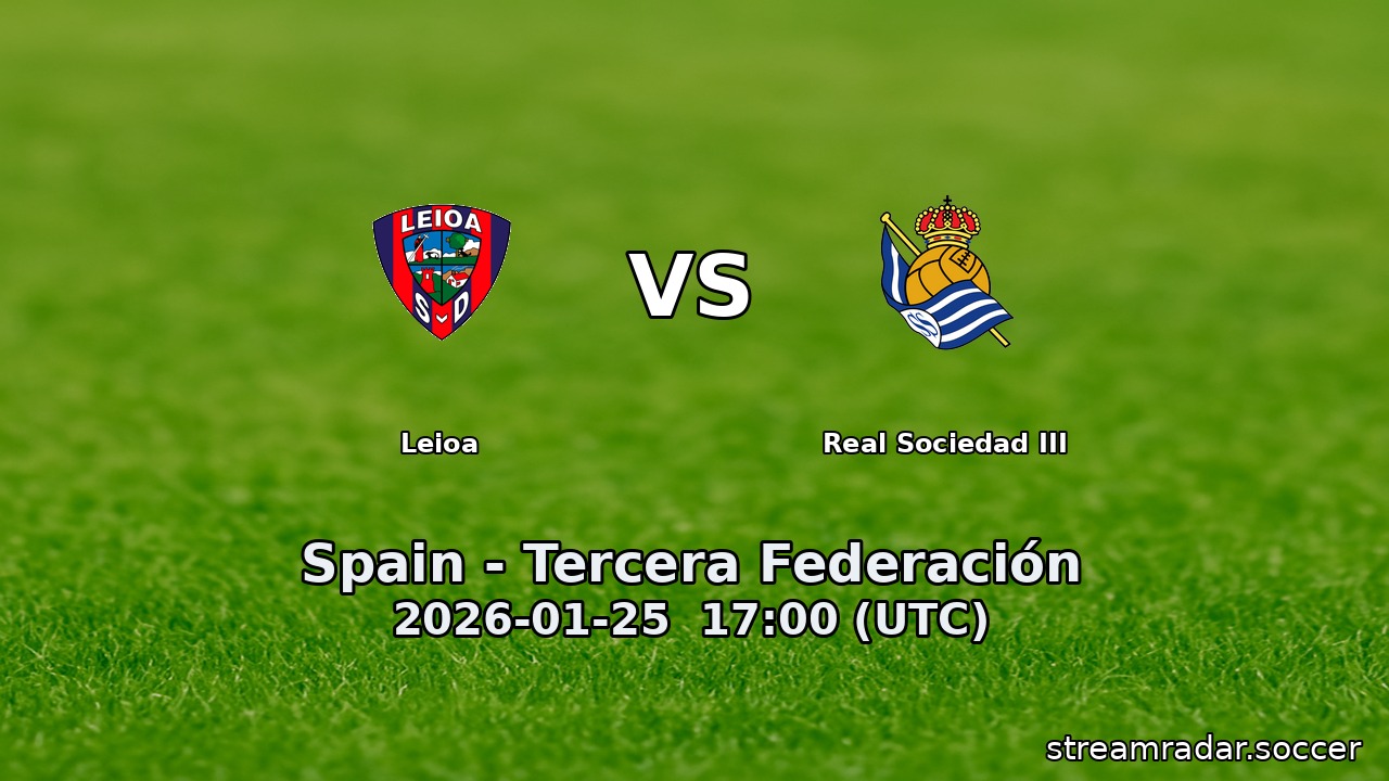 Leioa vs Real Sociedad III