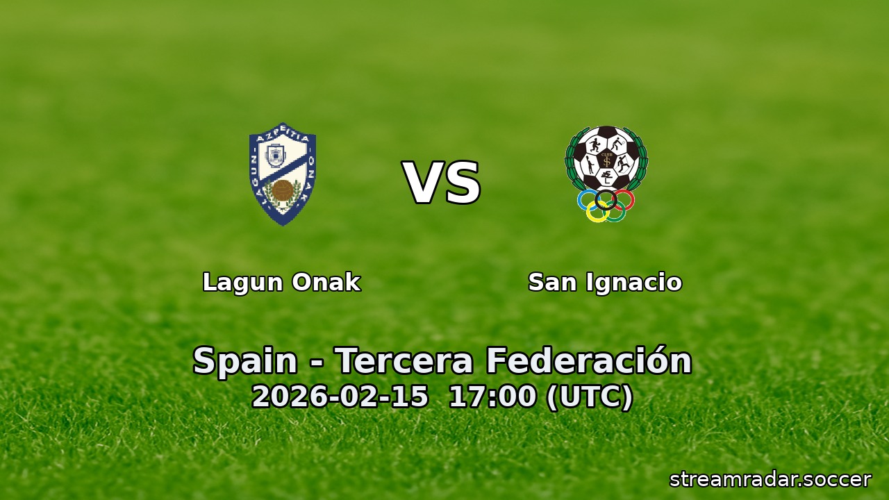 Lagun Onak vs San Ignacio