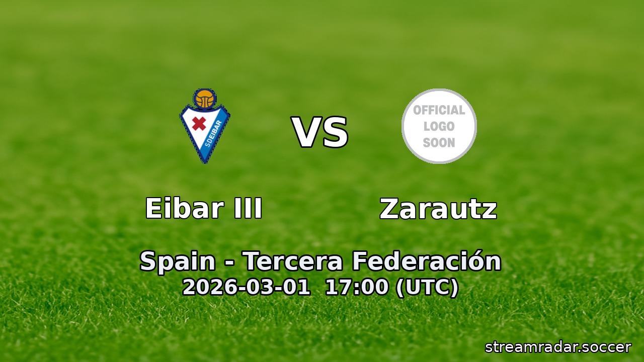 Eibar III vs Zarautz