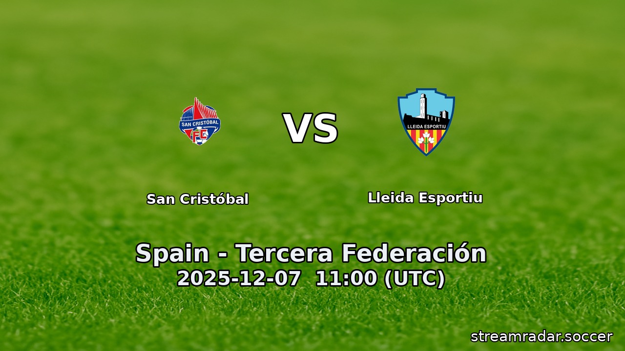 San Cristóbal vs Lleida Esportiu