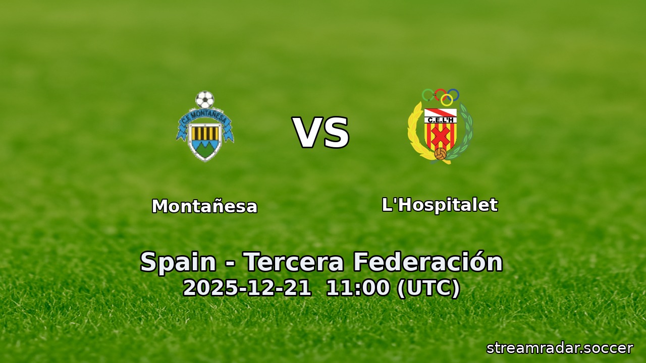 Montañesa vs L'Hospitalet