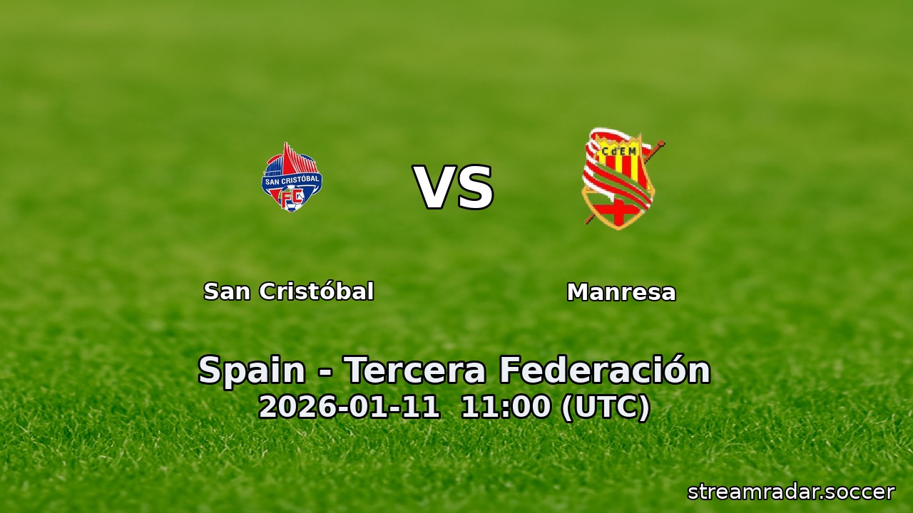 San Cristóbal vs Manresa