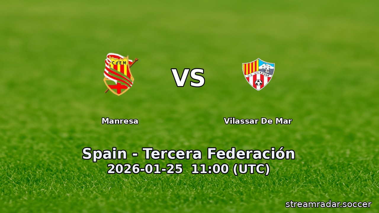 Manresa vs Vilassar De Mar