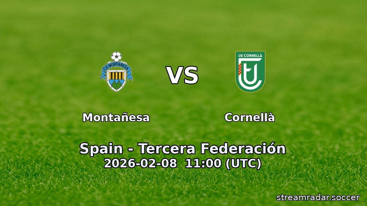 Montañesa vs Cornellà