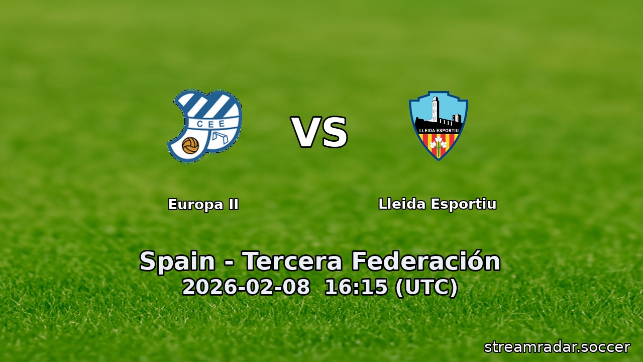 Europa II vs Lleida Esportiu