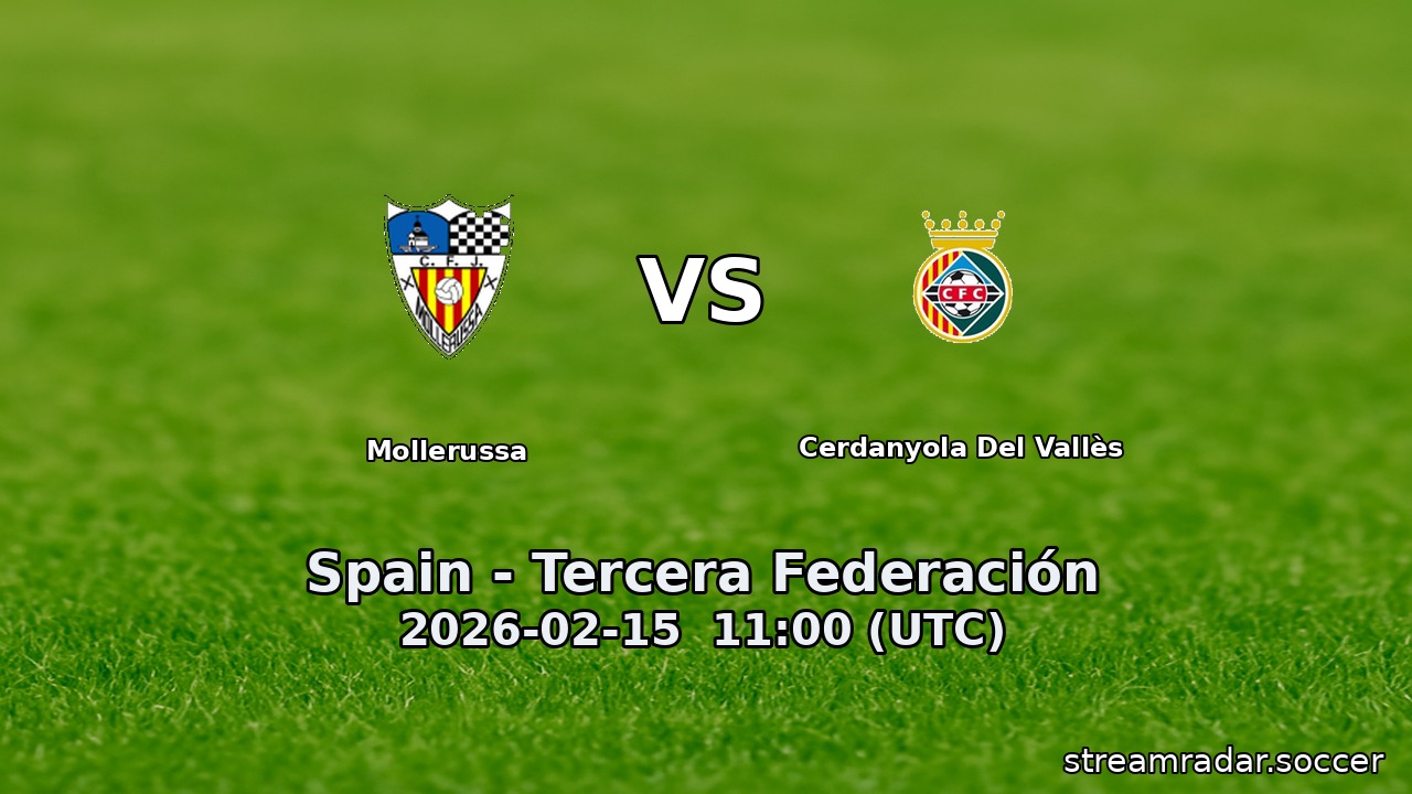 Mollerussa vs Cerdanyola Del Vallès