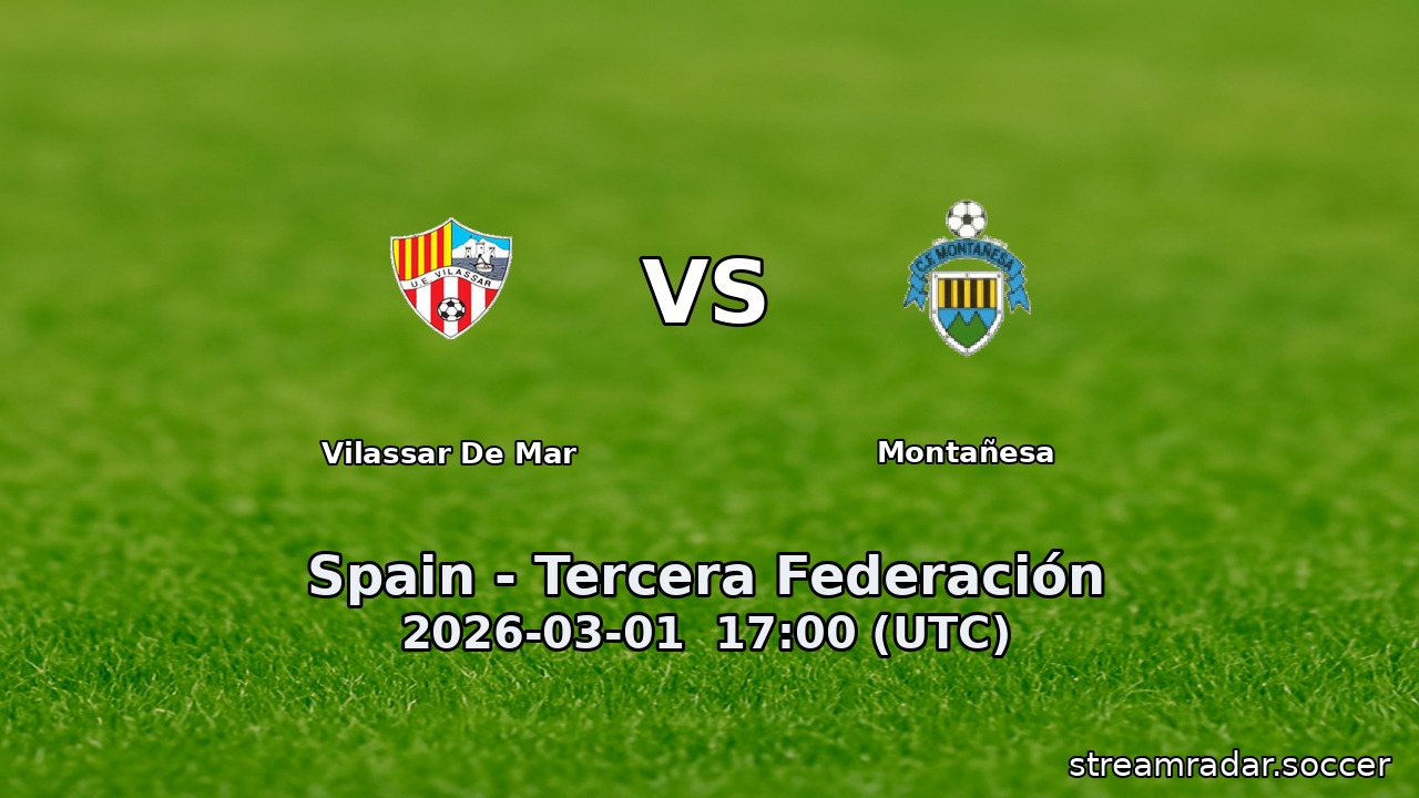 Vilassar De Mar vs Montañesa