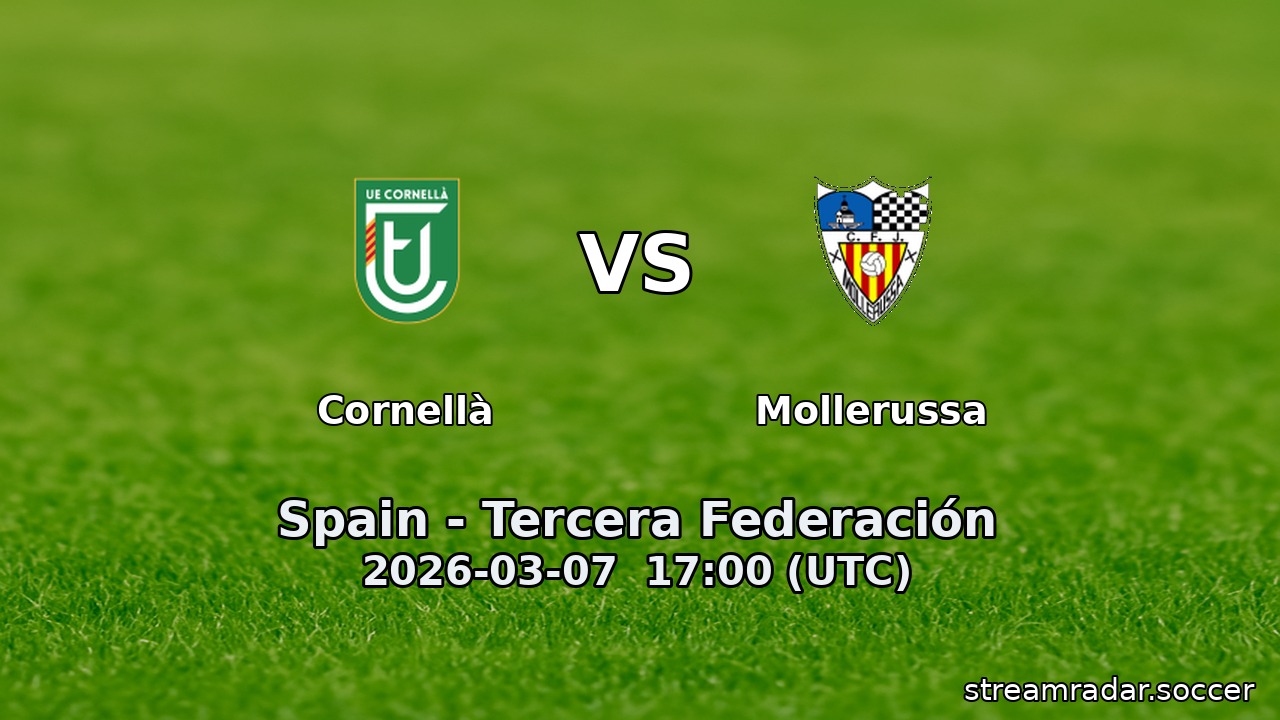 Cornellà vs Mollerussa