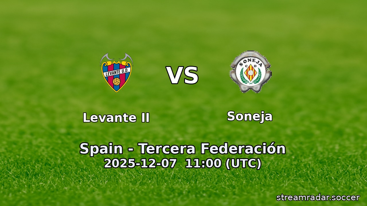 Levante II vs Soneja