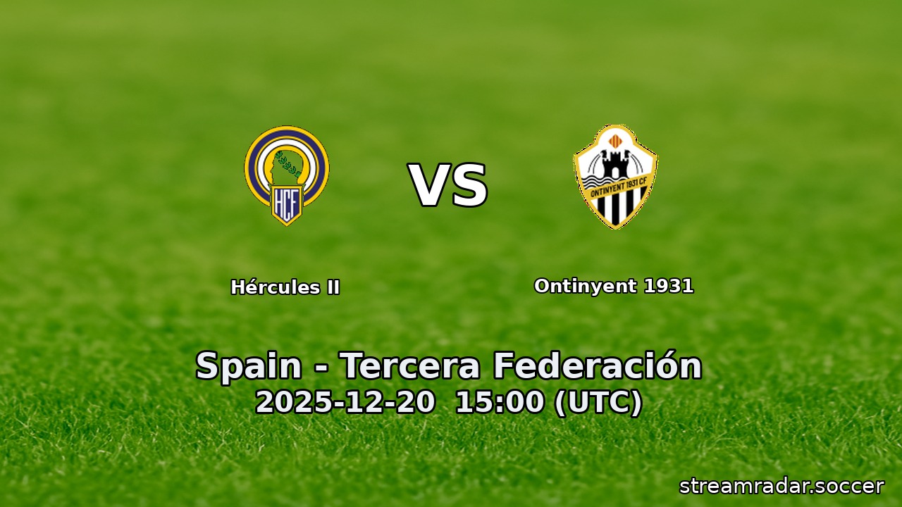 Hércules II vs Ontinyent 1931