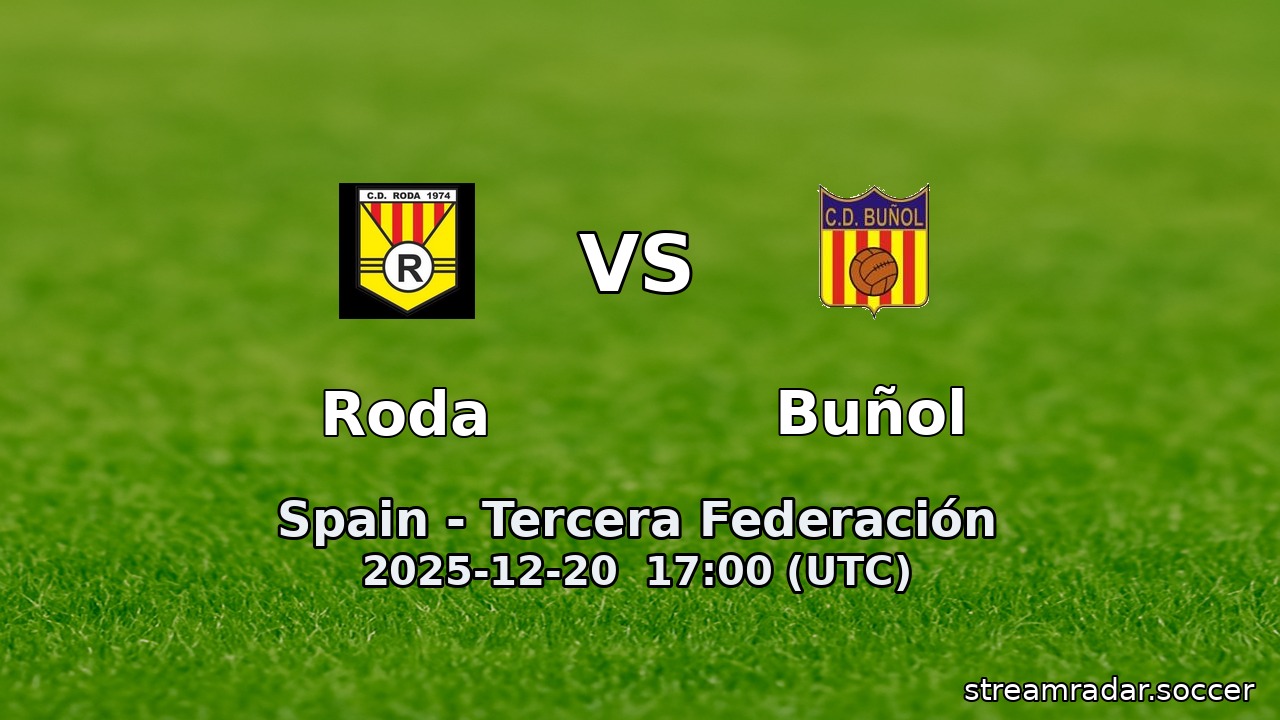 Roda vs Buñol