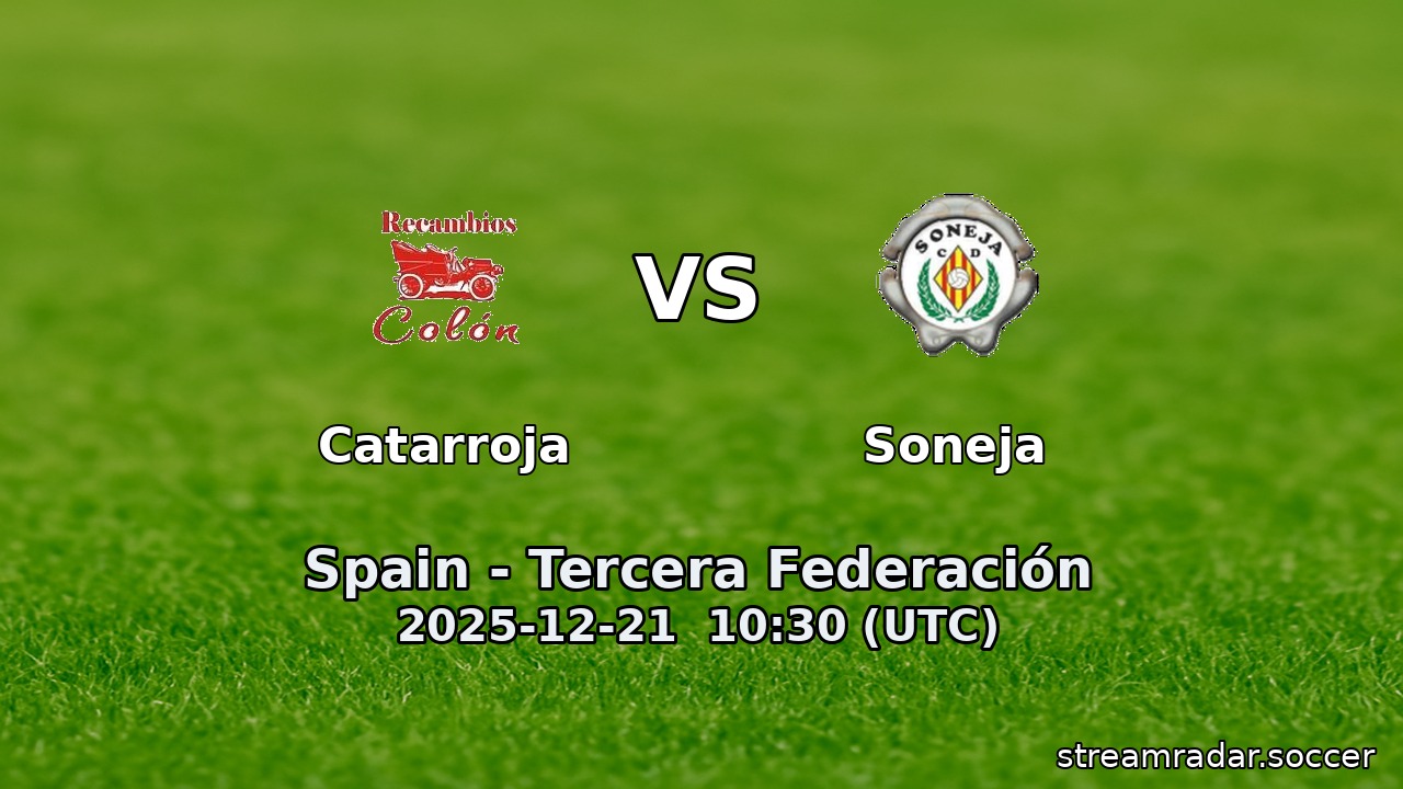 Catarroja vs Soneja