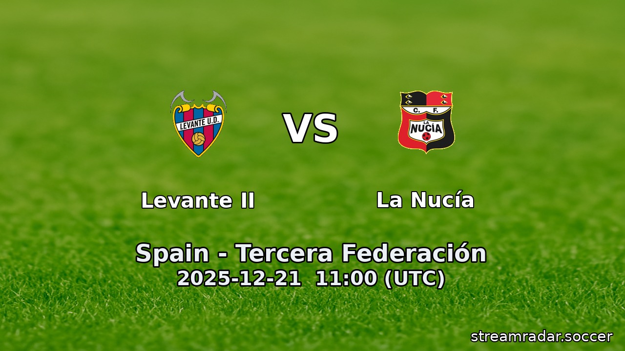 Levante II vs La Nucía