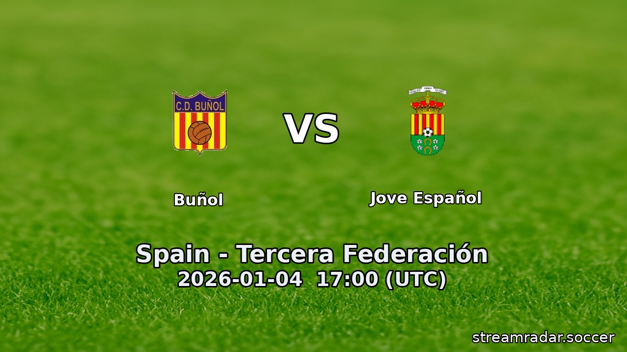 Buñol vs Jove Español