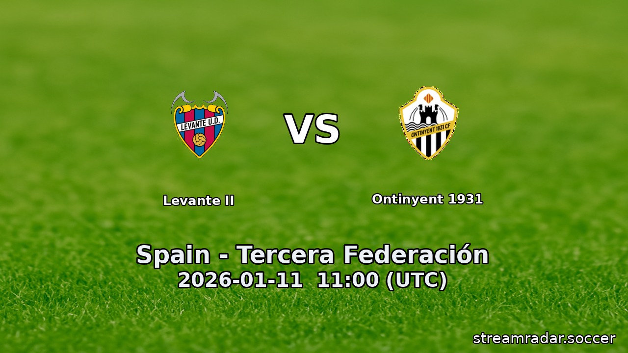 Levante II vs Ontinyent 1931